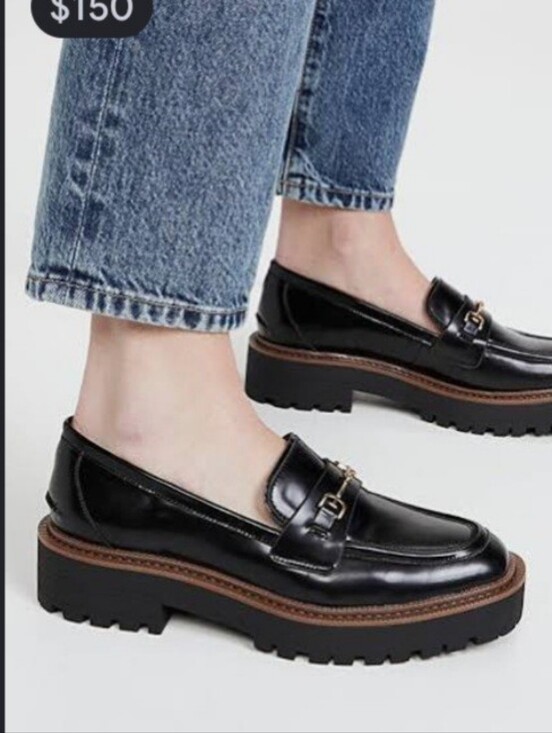 Sam Edelman Shoes - Sam Edelman Laurs Platform Lug Sole Loafer Black